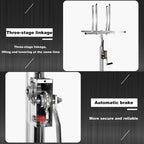 Sheetrock Lift Drywall Lift, Adjustable Telescopic Arm with Lockable Casters High 3.4M/3.7M/4.3M Drywall Jack Easy to Move Made of Galvanized Steel Pipe Stable and Durable(4.3M)