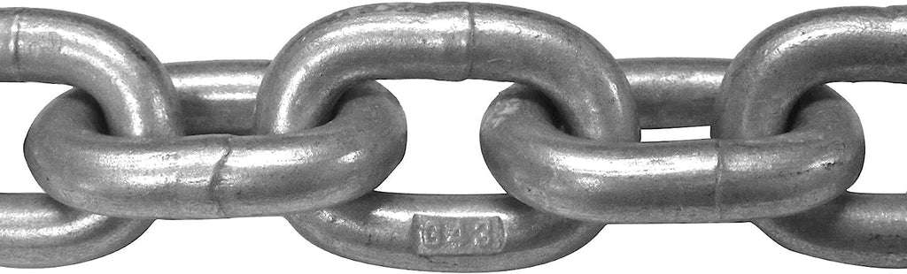 1/4 Chain G43 High Quality Alloy Steel with 2600 lb. Working Capacity and 5200 lb. Breaking Strength. (50 Feet, 1/4" G43 (1.05 Inch x 0.52 Inch))