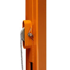 Heavy-Duty Drywall Lift, 16ft Ceiling Hoist, 150lbs Capacity, Steel Construction, Foldable with 4" Casters, Easy Assembly, for Commercial/Home Use