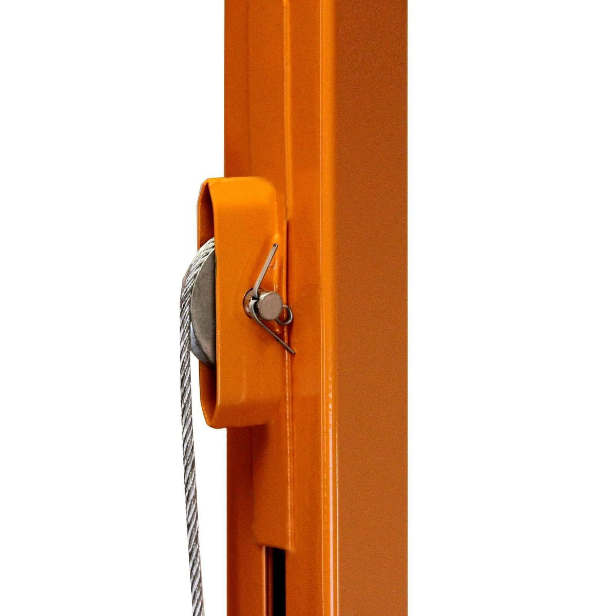 Heavy-Duty Drywall Lift, 16ft Ceiling Hoist, 150lbs Capacity, Steel Construction, Foldable with 4" Casters, Easy Assembly, for Commercial/Home Use