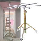 Drywall Lift Lifter with Lockable Wheels - 80kg Capacity for Easy Panel Hoisting and Installation