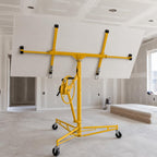 Stark USA 11 Ft Drywall Lift Panel Hoist, Rolling Sheetrock Lift Jack with 360° Adjustable Cradle, Telescoping Extension Arm, 3 Lockable Swivel Casters, Heavy-Duty Drywall Ceiling Installation Lift