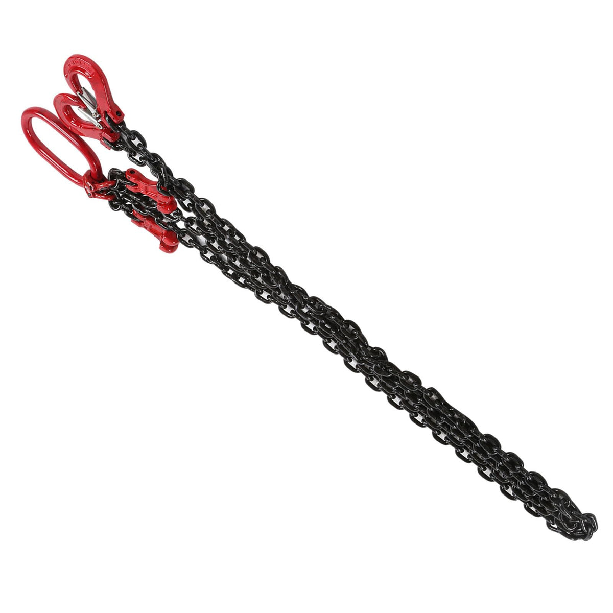 8mm Lifting Chain 4.75T Tested for Crane Operations 2 Meter Adjustable Convenient for Building Construction
