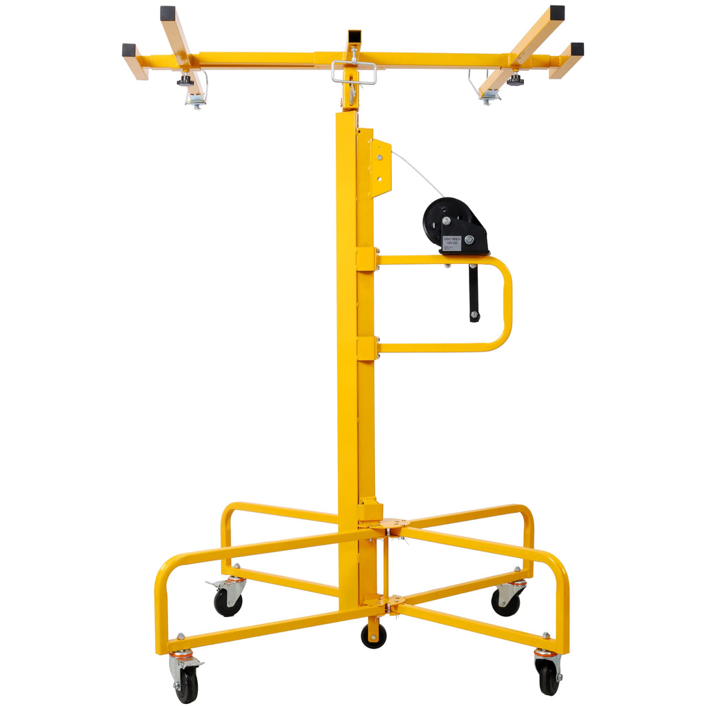 Gecheer Drywall Lift Panel Hoist for Walls and Ceilings,150-lb Capacity,Up to 13ft Height,No Tools Assembly,Solo DIY Projects