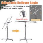 Drywall Lift Stainless Steels Board Lifter for Drywall, 4 Wheels Plasterboard Ceiling Hoist for Construction, Rolling Saving Labor Sheetrock Jack Lift Tools(2.8m(9ft))