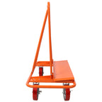Heavy Duty Drywall Cart 3300lbs Capacity: Professional Panel Dolly with 8" Polyurethane Wheels & Steel Frame for Contractors - Secure Transport & Vertical Storage for Sheetrock & Building Mat