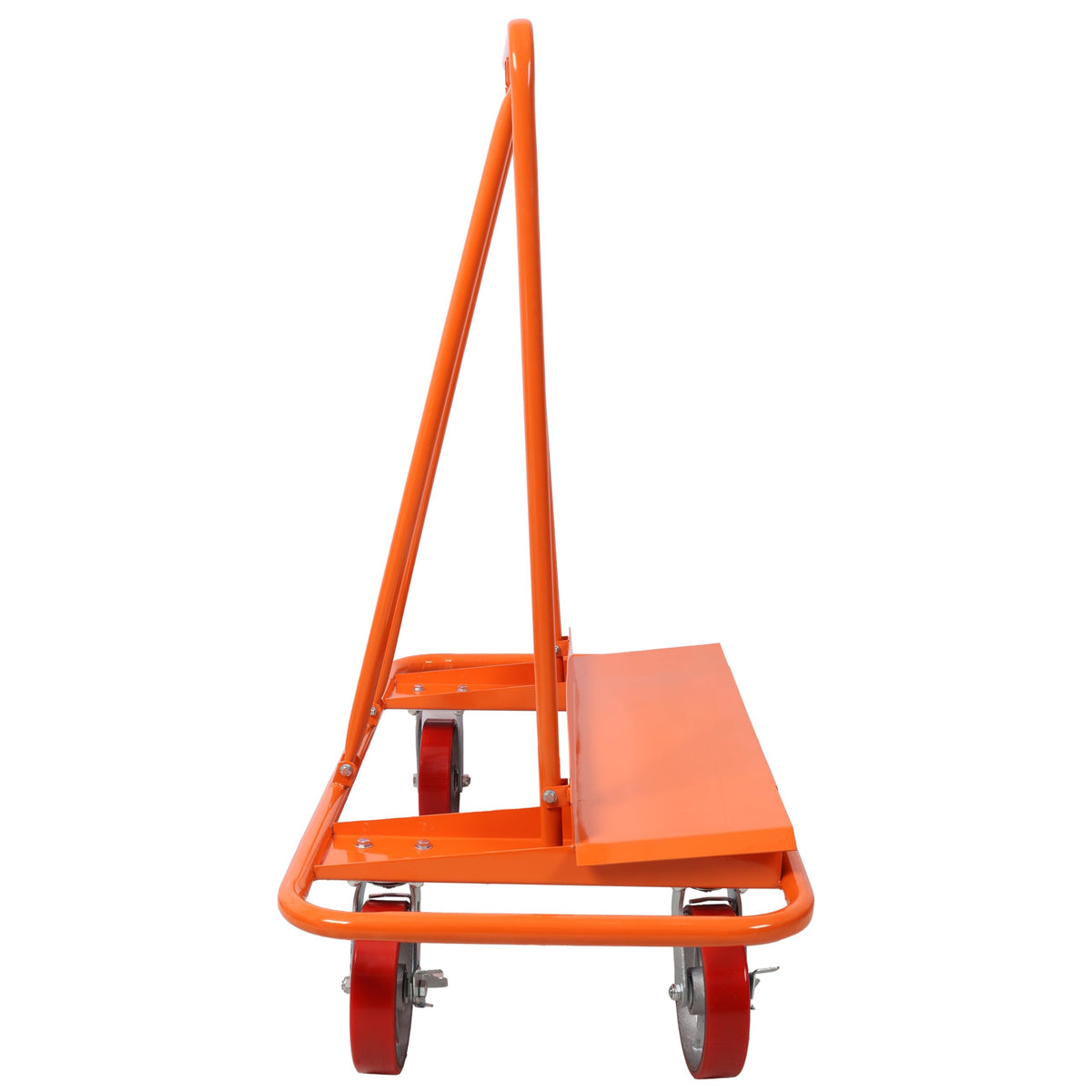 Heavy Duty Drywall Cart 3300lbs Capacity: Professional Panel Dolly with 8" Polyurethane Wheels & Steel Frame for Contractors - Secure Transport & Vertical Storage for Sheetrock & Building Mat