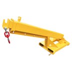 Adjustable Forklift Jib Boom Crane Forklift Mobile Crane, Fork Mounted Telescoping Crane Jib Boom for Warehouse or Factories, Adjustable Boom 63"-98", 4400 LB/ 2T Capacity