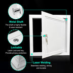 Lockable Ceiling Access Panel 20x24in - Drywall Lift Attic Door for Inspection, Cables, Electrical & Plumbing Service - Durable Hatch for Easy Access (10-30in Options)