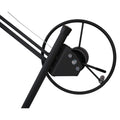 Gecheer Drywall Lift Hoist with Built-in Winch and Brake – 16 ft Rolling Panel Lifter, 150 lb Capacity, Adjustable Height 4–16 ft, Foldable Steel Frame, Easy One-Person Operation