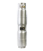Flame King 33.5lb Aluminum Forklift Propane Tank with Gauge, DOT and TC Compliant, Lightweight, Rugged-Designed