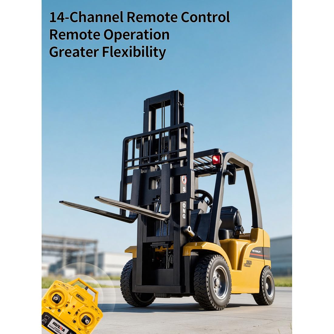 1/14 RC Forklift, Alloy Grabber & Fork, Warehouse Operation