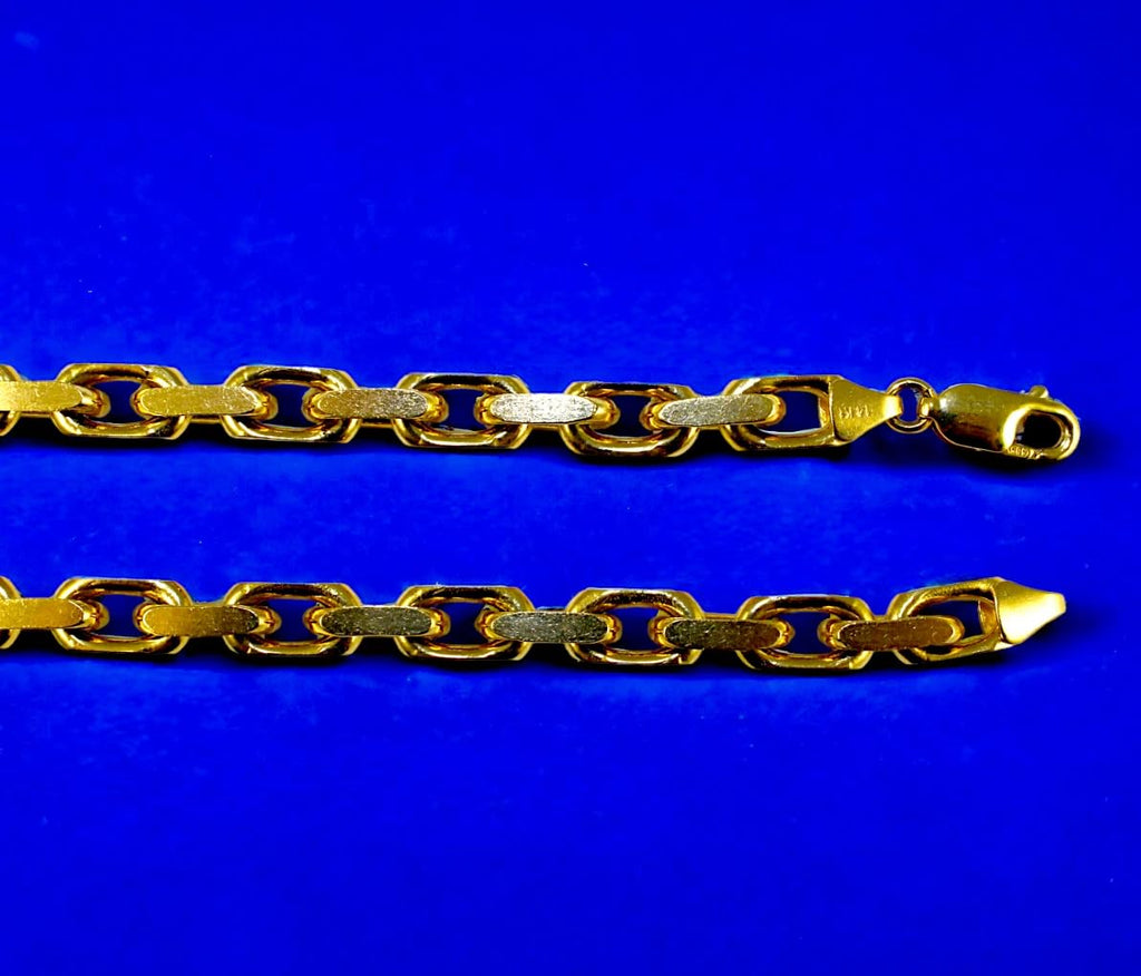 14K Yellow Gold SOLID Rolo Cable Necklace Bracelet Chain 1.5mm-7.5mm 7"-30" | MADE IN ITALY