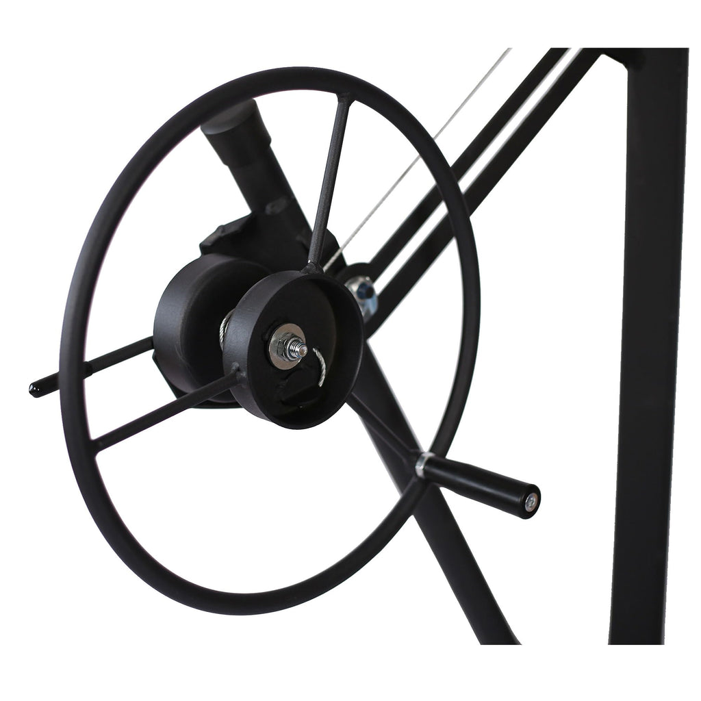 Drywall Lift, 16-Foot Panel Hoist, 150-lb Capacity, Black