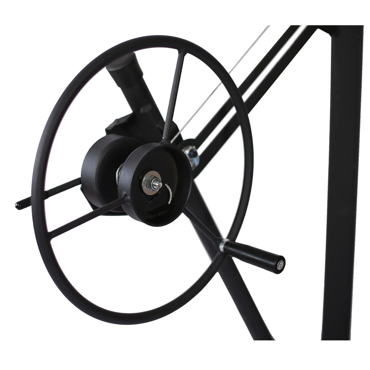 Drywall Lift, 16-Foot Panel Hoist, 150-lb Capacity, Black