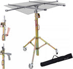 Handling Panel Lifting Jack for Home Improvement, Drywall Lift Drywall Lift Plaster Board Lifter with Bag, 132lbs Sheetrock Hoist Lifts with Telescopic Arm(3.5 m(11.5ft))