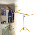 Heavy Duty Drywall Panel Hoist Tools with Casters, Drywall Lift 12 Ft Board Lifting Assist for Ceiling, Portable Plaster Lift Jack Carrier, Sheet Crane Bracket