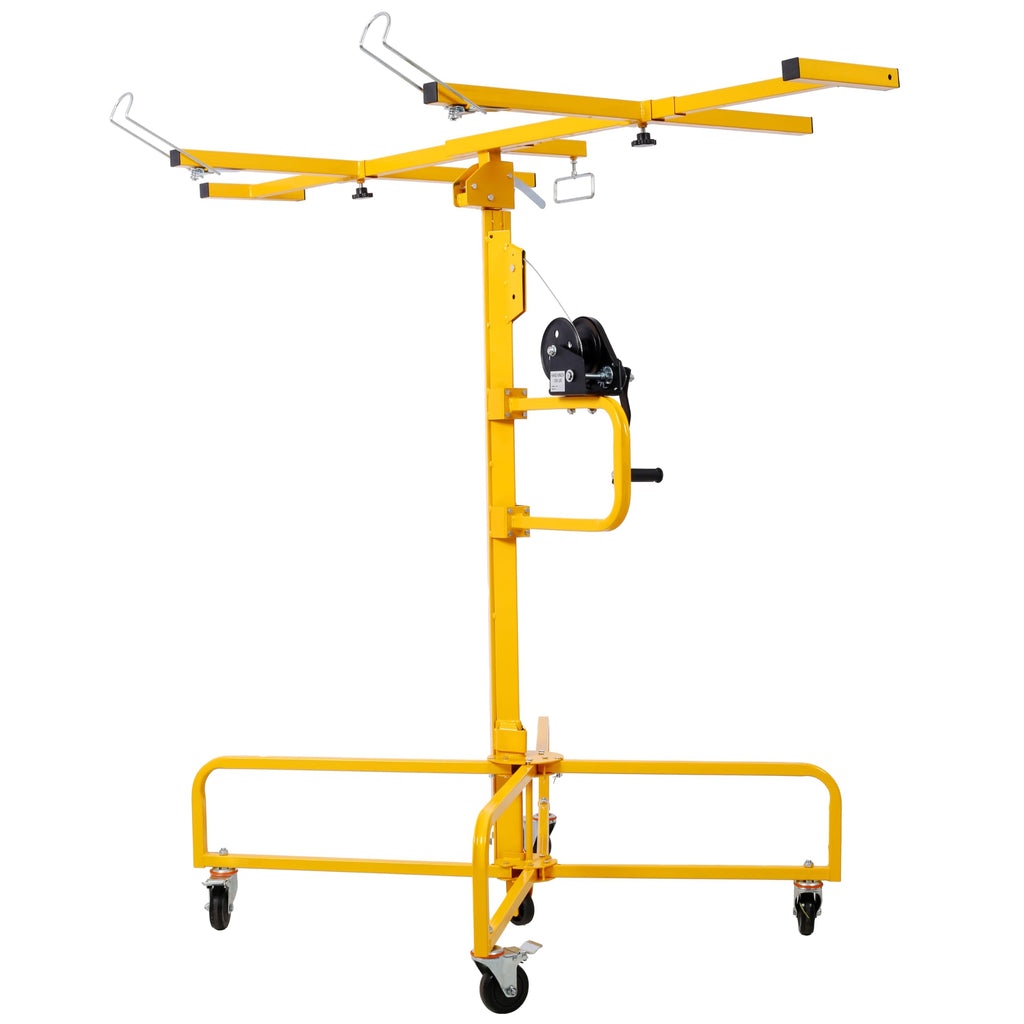 Gecheer Drywall Lift Panel Hoist for Walls and Ceilings,150-lb Capacity,Up to 13ft Height,No Tools Assembly,Solo DIY Projects