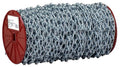 Campbell 0744037 Low Carbon Steel Lock Link Single Loop Chain, Wrapped, on Reel, Galvanized, 4/0 Trade, 0.16" Diameter, 100' Length, 485 lb. Load Capacity