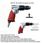 Pneumatic Reversible Air Drill 1800rpm Low Speed 4000rpm High Speed AirTire Buffer Tire Grinder With Rear Exhaust & Whip Hose,Domed Contour Rasps For Inner Liner Cleaning,Reaming And Drilling