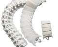 1Meters Width:63mm/70mm/83mm/103mm POM Crescent Chain Plate Seamless Flexible Plate Chain White Dairy Conveying Chain(83mm)