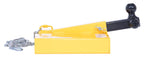 Vestil FTTM-2 Steel Fork Lift Hitch Attachment 20-9/16 in x 14-1/2 in x 8-1/16 in 1500 Lb. Capacity Yellow