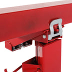 16FT Drywall Lift Sheetrock Lift, 150LBS Capacity, Drywall Lift Panel Hoist with Telescopic Arm, Drywall Jack Lift for Home Improvement Classic, 4'x16' Panel Size, Bright Red, Steel