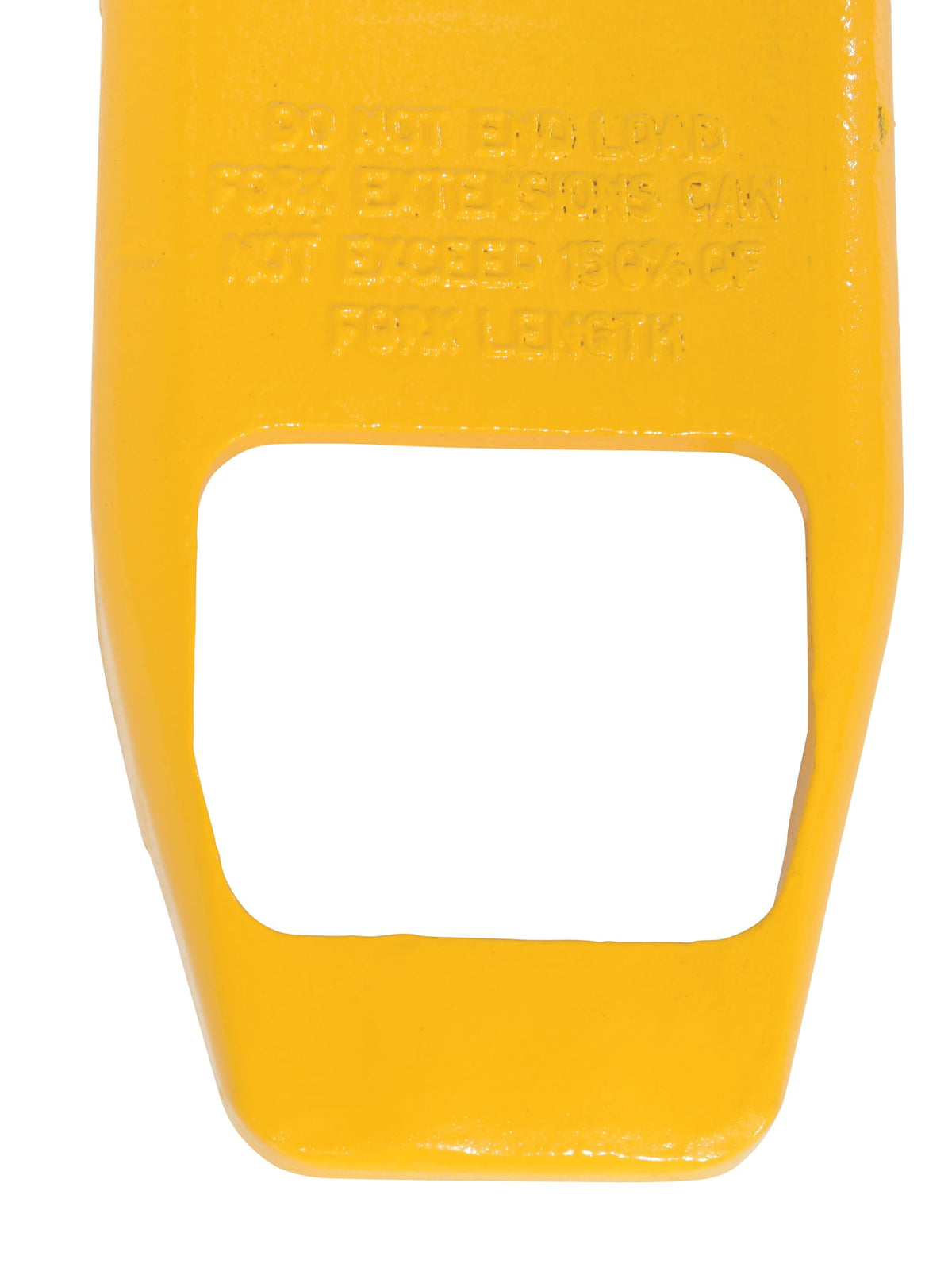 Vestil FE-4-72 Steel Fork Extensions 4 In. x 72 In. 4000 Lb. Capacity Yellow
