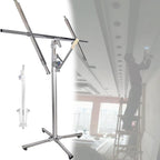 Gypsum Board Lifter, Sheet Lifter, Level Gauge, Lifting Jack Tool with Lockable Universal Wheels, Strong Load-Bearing Capacity, Suitable for Construction, Construction Sites ()