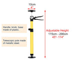 Vibeo Adjustable Support Pole Install Cabinets Tools with Bag, 3rd Hand Support Pole for Door Frame Cabinet Plasterboard, Drywall Lift Jack(2pcs,Large)