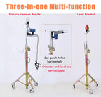 Drywall Lift Heavy Duty Sheetrock Lifters for Drywall, 10/11.5 Ft Plasterboard Lifter Panel Hoist with Lockable Wheels, Commercial Sheet Lift Assist Tool(3.0 m(10ft))
