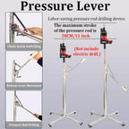 Foldable Drywall Lift - Heavy-Duty Panel Hoist for Easy Installation in Home Improvement Projects