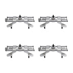 4-Piece, Car Wheel Alignment Tool Clamp, 3D Display, Wheel Alignment Balancing Tools, Wheel Clamp, Fits 11-24-Inch Rims