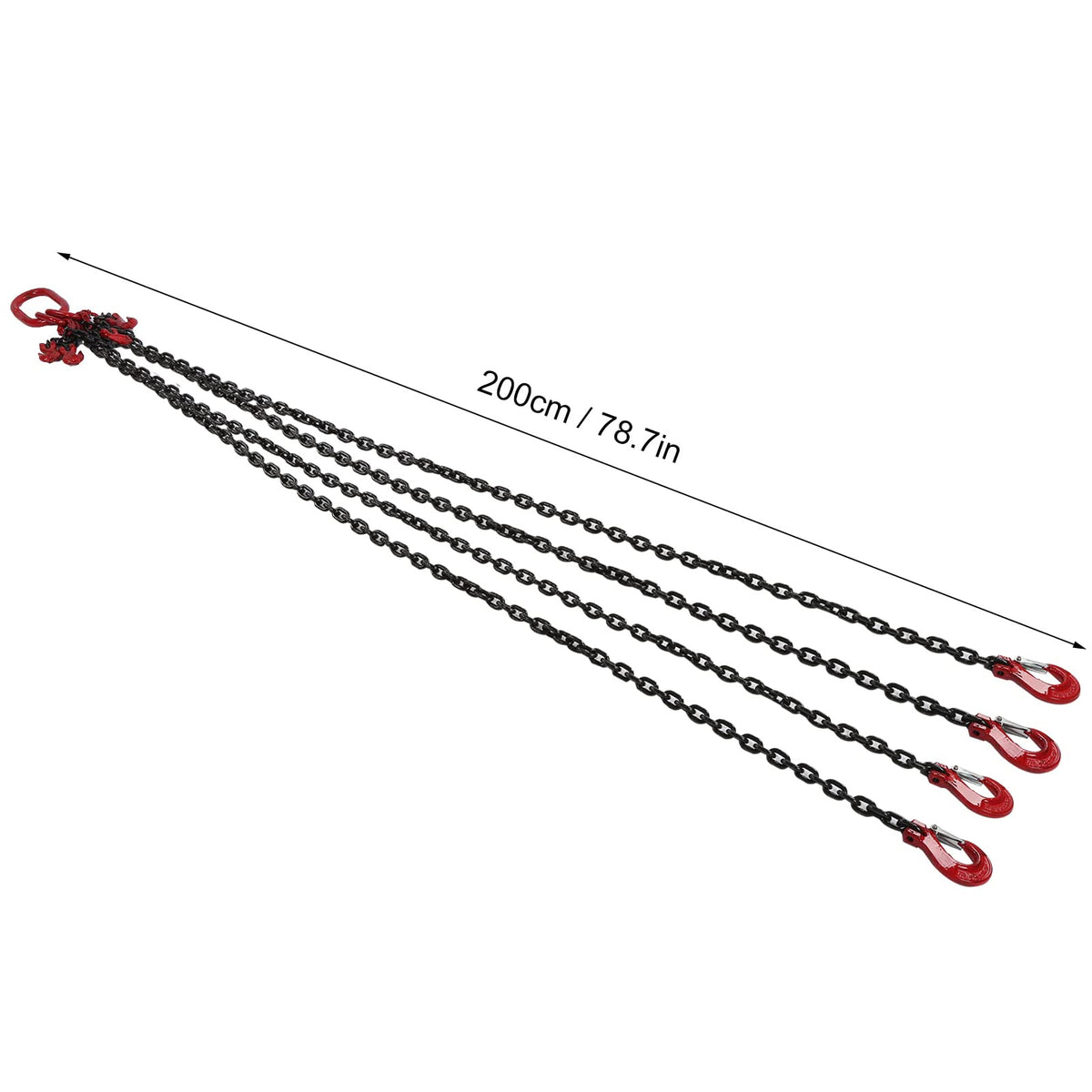 Chain Durable Stable for Mines Ports Buildings 1 Ton 6 Mm Material 2 Meters Adjustable for Operators
