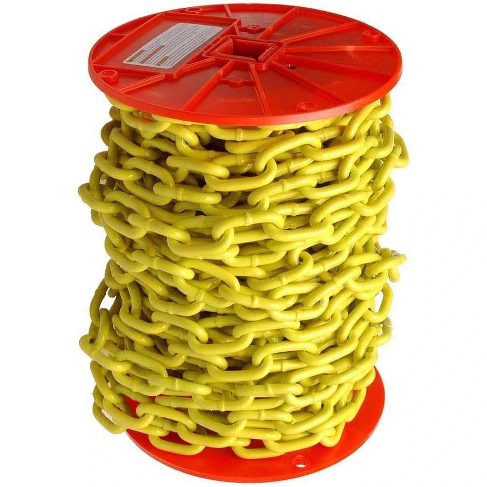 Campbell PD0725027 3/16 X 100' Yellow Poly Proof Coil Chain Reel 020418184642