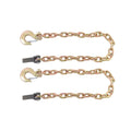 Compatible with G80 3/8" Trailer Chain with Retainer Clevis Snap Hook