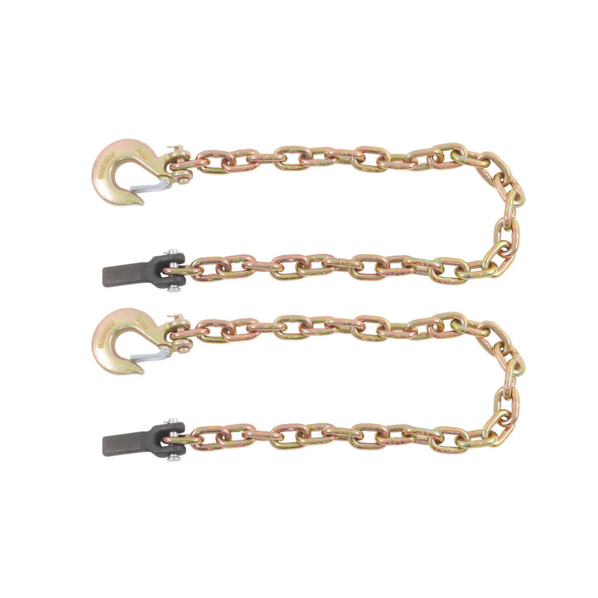 Compatible with G80 3/8" Trailer Chain with Retainer Clevis Snap Hook