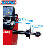 KT-B700 Professional Wheel Balancer Machine, 0.25KW Pure Copper Motor, Auto Rim Detection, ±1g Accuracy, 120V for Garages and Tire Shops (B700)