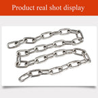 Stainless Steel Link Chain, 304 Stainless Steel Link Proof Coil Chain Heavy Duty Chains for Fence Gate, Garage Doors, Bicycle Security Lock,Diameter 10mm
