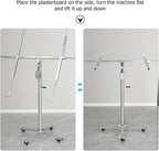 Heavy Duty Drywall Lift Plaster Board Lifter Drywall Plasterboard Lifter with Wheels Height 10.5/12.4FT Load Capacity 170 lbs Easy to Assemble and Move Suitable for Construction Sites,3.2m