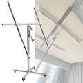 Sheetrock Lift Drywall Lift Heavy Duty - Drywall Hoist Sheet Rock Construction Wall Jacks for Ceiling with 4 Lockable Wheels - Panel Hoist Jack Tool for Home Improvement(Small - H 3.2m/10.5ft)