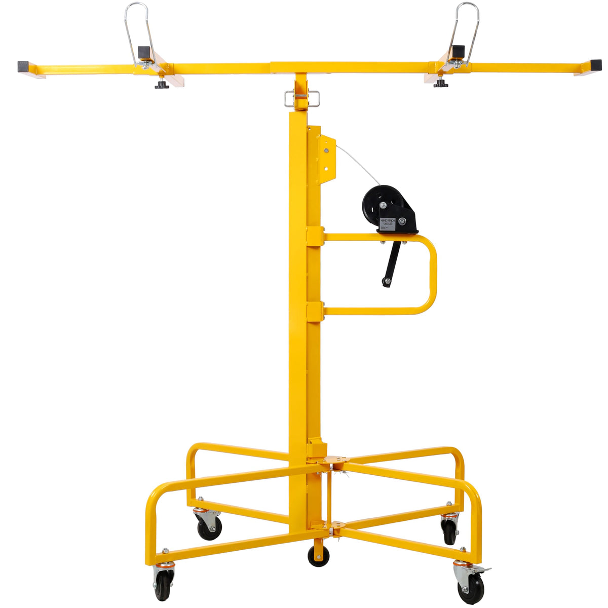 Drywall Lift Panel 13' Lift Drywall Panel Hoist Jack Lifter Jack Rolling Caster Wheel Sheetrock Drywall Lift Construction Tools,150-lb. Capacity, 4ft. x 16ft. Max. Sheet Size