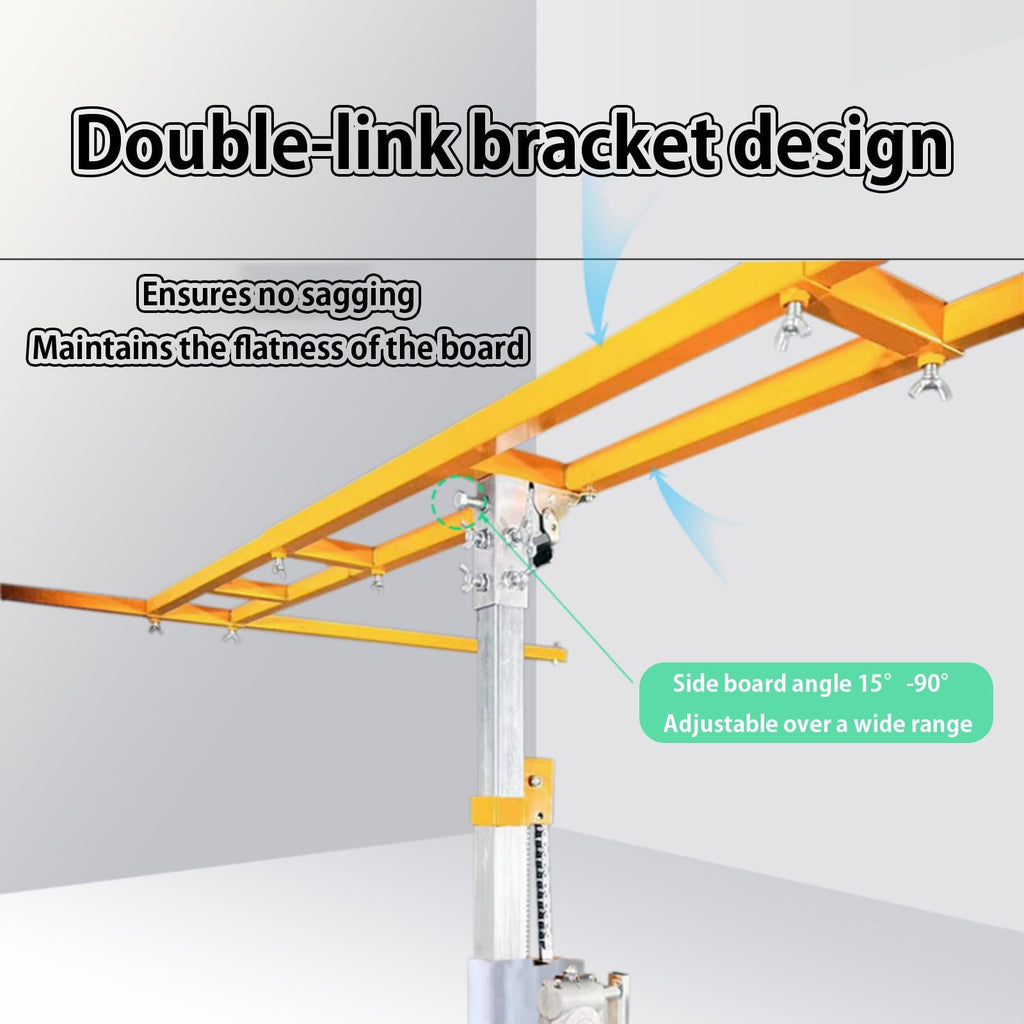 Drywall Lift Sheetrock Lift, Sheetrock Lift Drywall Lift, Drywall Lift Panel Hoist with Telescopic Arm, Four in One Multi-Function, Drywall Lifter for Home Lmprovement(3.2M)
