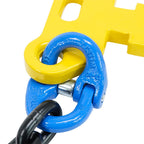 Mytee Products 1/2" x 5' Sea Shipping Container Loading Chain Bridle G100, V-Chain, Cargo, Storage, Moving