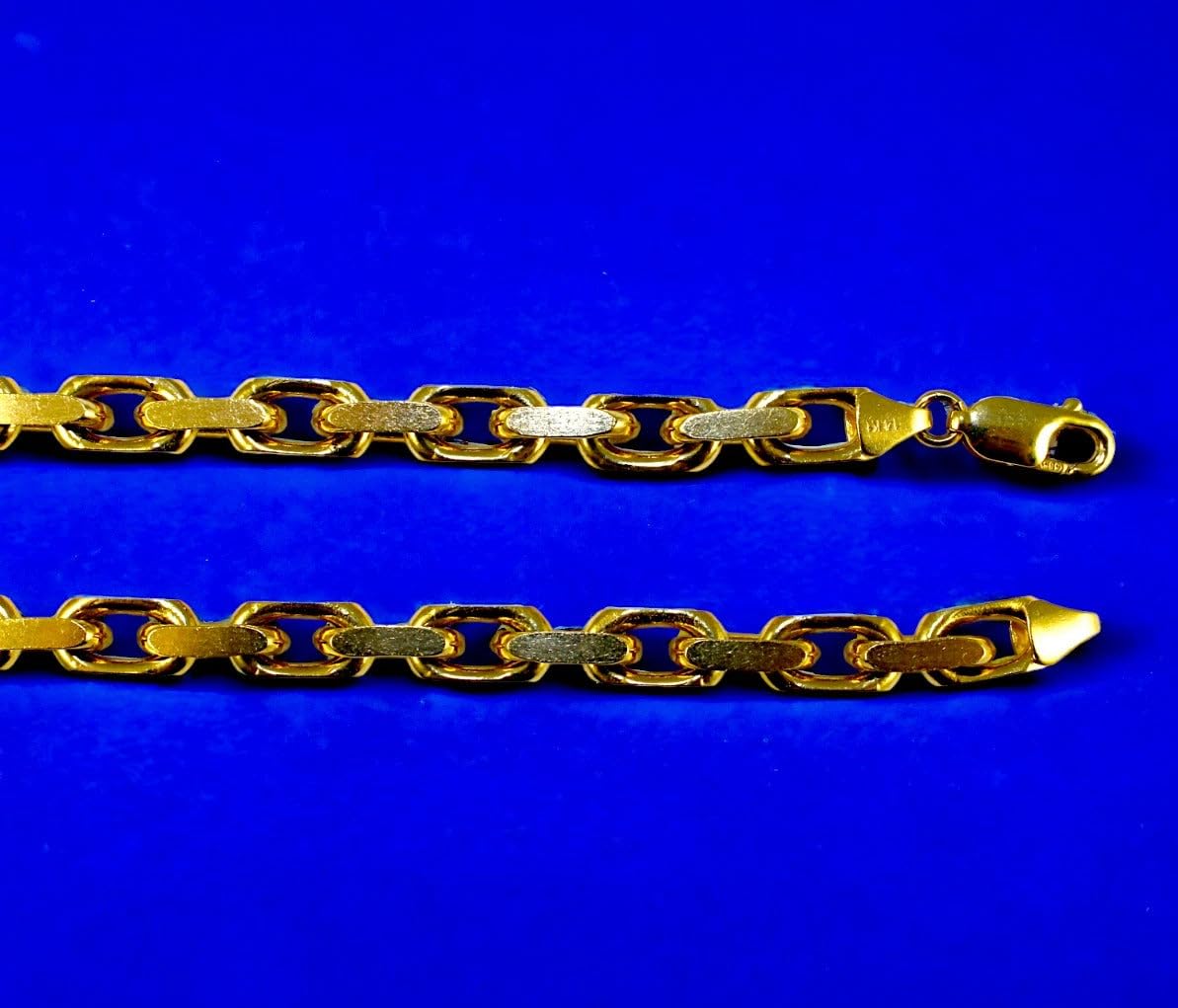 14K Yellow Gold SOLID Rolo Cable Necklace Bracelet Chain 1.5mm-7.5mm 7"-30" | MADE IN ITALY