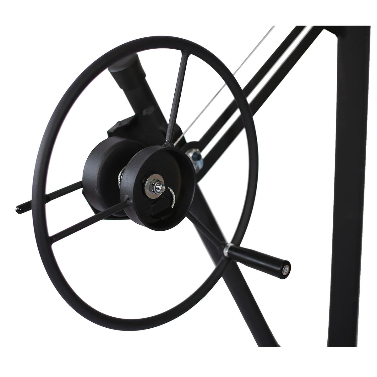 Drywall Lift 13 Ft, 150 LBS Heavy Duty Drywall Panel Hoist Jack, Rolling Sheetrock Lift with 360 Adjustable Telescopic Arm, Built-in Winch & 3 Lockable Wheels,Black,Black