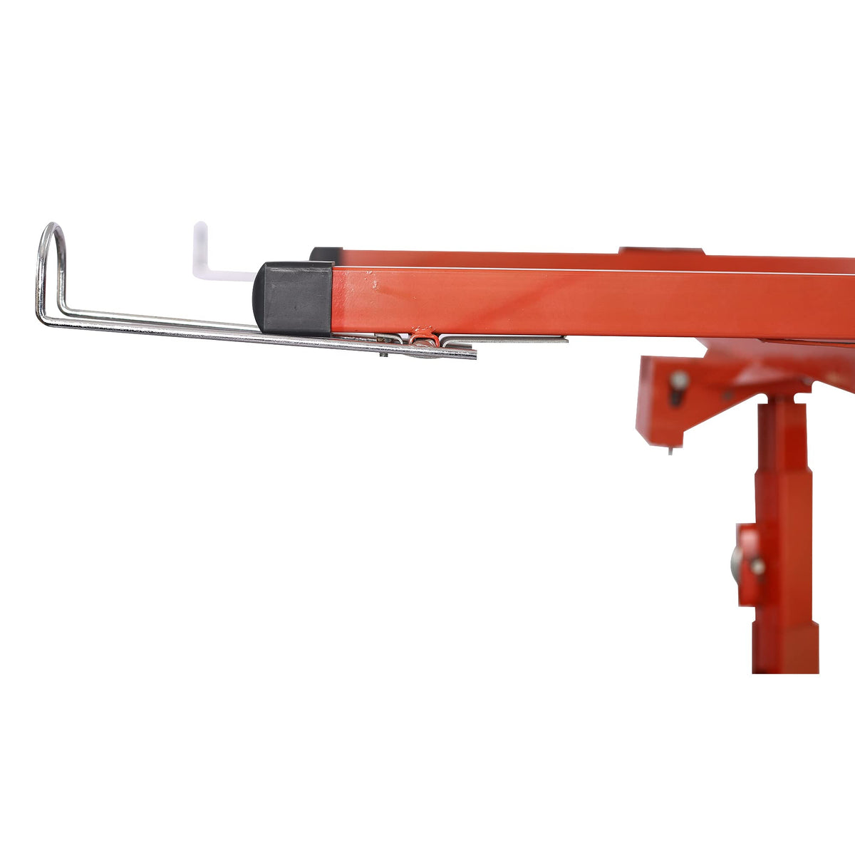 Gecheer Drywall Lift Hoist with Built-in Winch and Brake – 16 ft Adjustable Rolling Panel Lifter for 4x8 ft Sheets, 150 lb Capacity, Red