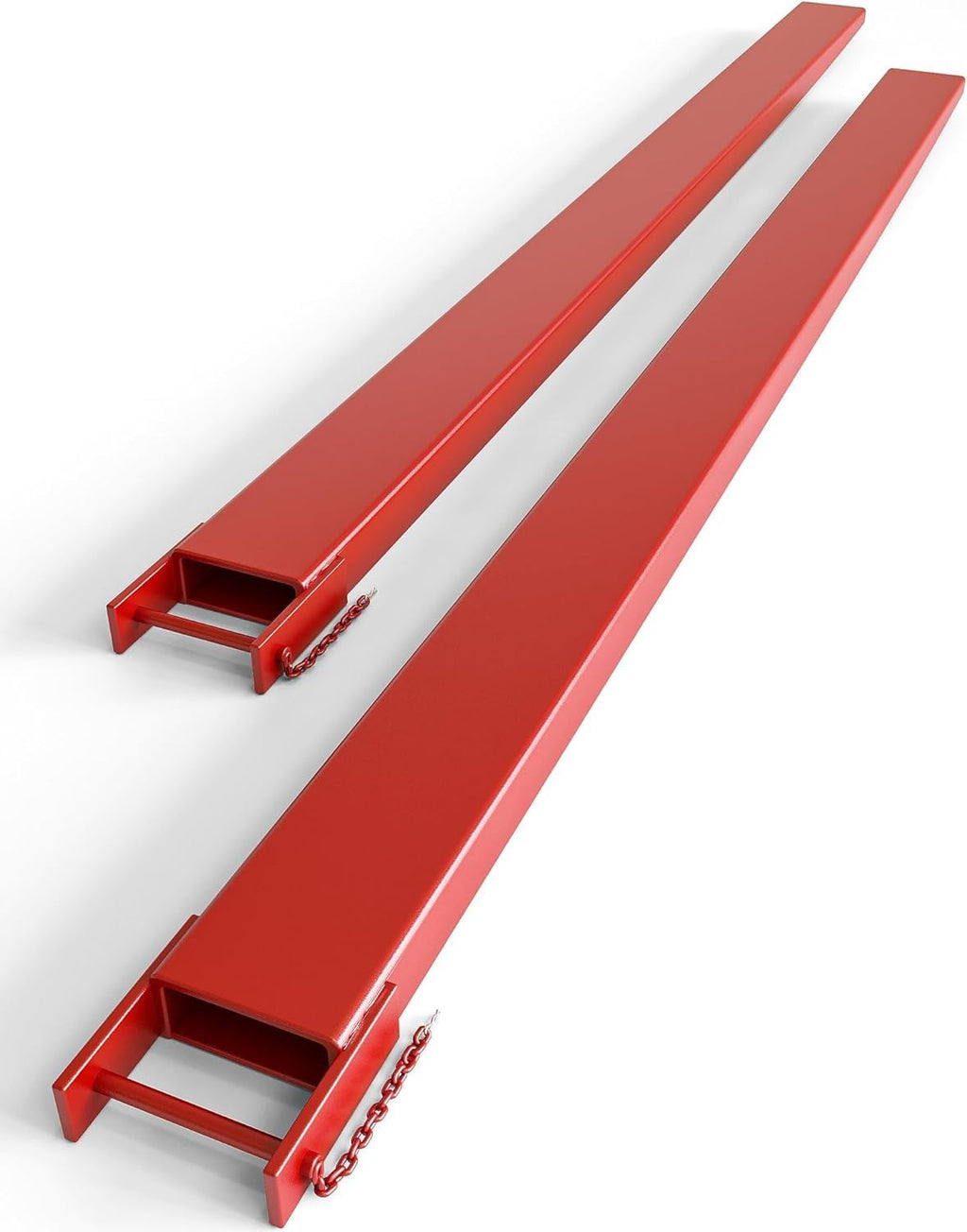 96” Length 5.7In Width Forklift Extensions Fits for 5" Wide Forks, Heavy Duty Pallet Fork Extension, 1 Pair,