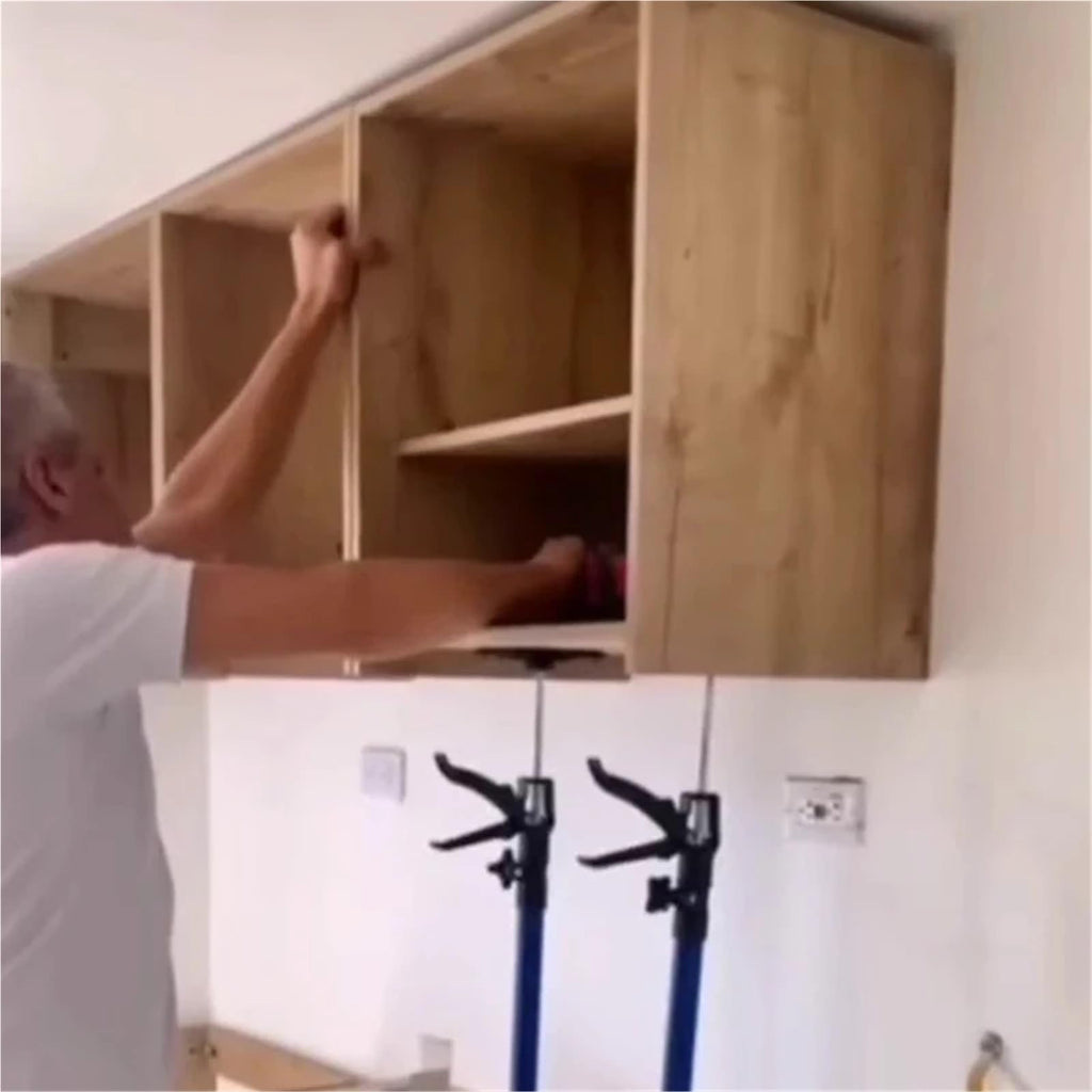 Telescopic Support Rod Wooden Hanging Cabinet Lifter Ceiling Cupboard Frame Raising Tools Home Decoration Installation Bracket for Cabinet Jack, Drywall Jack