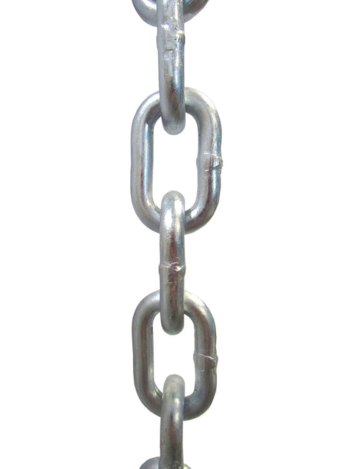5/16" x 550 FT Zinc Plated Bulk Chain | Proof Coil Grade 30 | 1,900 LBS Working Load | Max Capacity 7,600 LBS | Rigging Utility Chain | Binder Logging Transport General Purpose | Professional Use